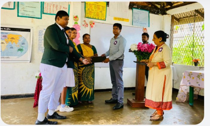 AtLink laptop donation at Uyana Primary School